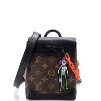 Louis Vuitton Steamer Bag Monogram Canvas with LV Friends Patch XS