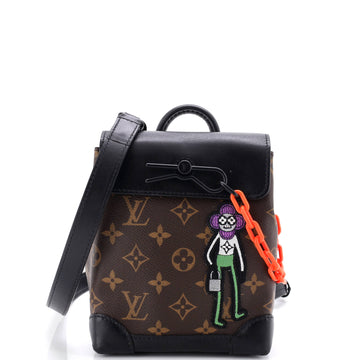 Louis Vuitton Steamer Bag Monogram Canvas with LV Friends Patch XS