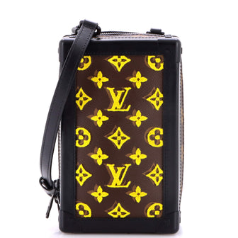 Louis Vuitton Vertical Soft Trunk Bag Monogram Tuffetage Canvas