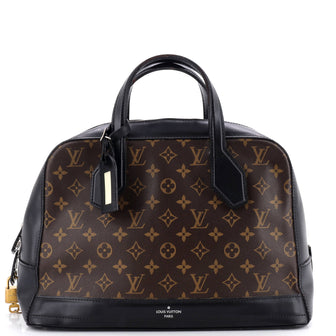 Louis Vuitton Dora Handbag Monogram Canvas and Calfskin MM