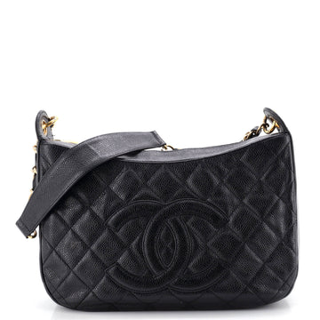 Chanel Timeless CC Chain Shoulder Bag Quilted Caviar Medium