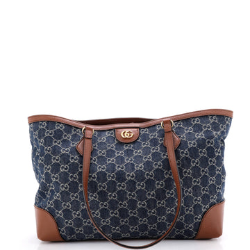 Gucci Ophidia Shopping Tote GG Denim Medium