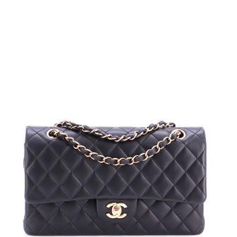Chanel Classic Double Flap Bag Quilted Lambskin Medium