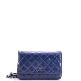 Chanel Wallet on Chain Quilted Patent