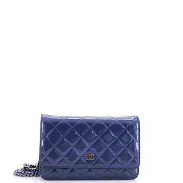 Chanel Wallet on Chain Quilted Patent