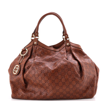 Gucci Sukey Tote Guccissima Leather Large