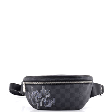 Louis Vuitton Campus Bumbag Limited Edition Interlinked Logo Damier Graphite