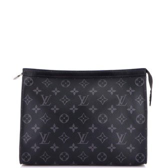 Louis Vuitton Pochette Voyage Monogram Eclipse Canvas MM