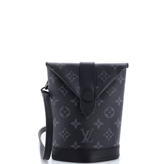 Louis Vuitton Envelope Pouch Monogram Eclipse Canvas