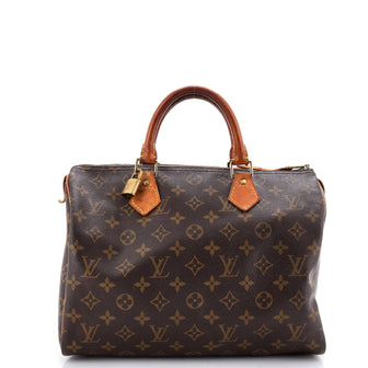 Louis Vuitton Speedy Handbag Monogram Canvas 30