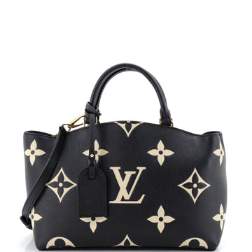 Louis Vuitton Petit Palais Handbag Bicolor Monogram Empreinte Giant