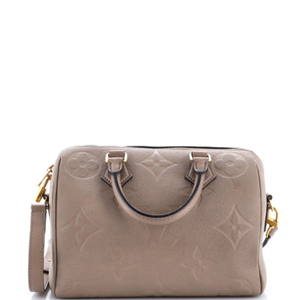 Louis Vuitton Speedy Bandouliere Bag Monogram Empreinte Giant 25