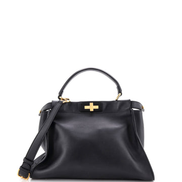 Fendi Peekaboo Bag Rigid Leather Regular