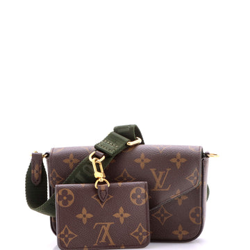 Louis Vuitton Felicie Strap & Go Handbag Monogram Canvas