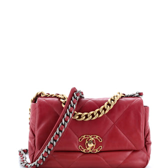 Chanel 19 Flap Bag Quilted Leather Medium