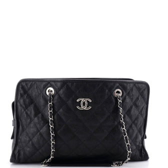 Chanel Grand Shopping Tote Quilted Caviar XL