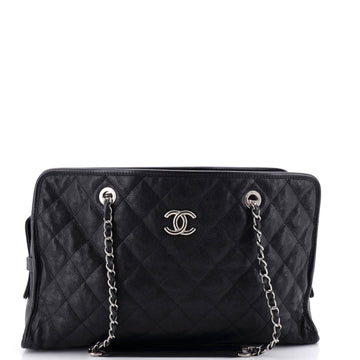 Chanel Grand Shopping Tote Quilted Caviar XL
