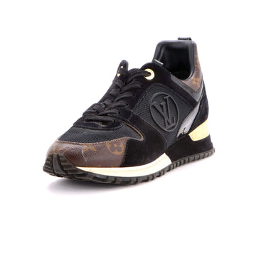 Louis Vuitton Women's Run Away Sneakers Mesh with Monogram Canvas and Suede