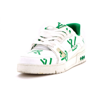 Louis Vuitton Men's LV Trainer Sneakers Printed Sustainable Mixed Materials