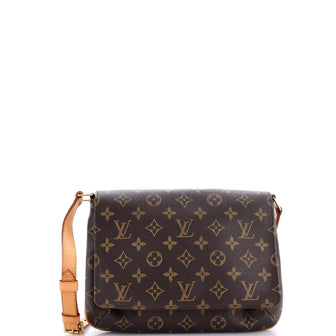 Louis Vuitton Musette Tango Handbag Monogram Canvas