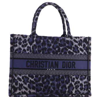 Christian Dior Book Tote Mizza Embroidered Canvas Medium