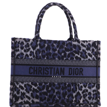 Christian Dior Book Tote Mizza Embroidered Canvas Medium