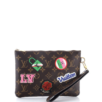 Louis Vuitton City Pouch Limited Edition Patches Monogram Canvas
