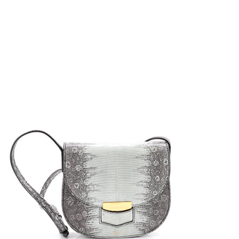 Celine Trotteur Crossbody Bag Lizard Small
