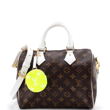 Louis Vuitton Speedy Bandouliere Bag LV Match Monogram Canvas 25