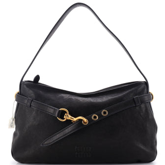 Miu Miu Aventure Shoulder Bag Leather Regular