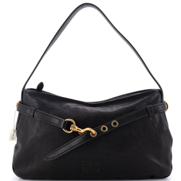 Miu Miu Aventure Shoulder Bag Leather Regular