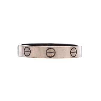 Cartier Love Wedding Band Ring 18K White Gold