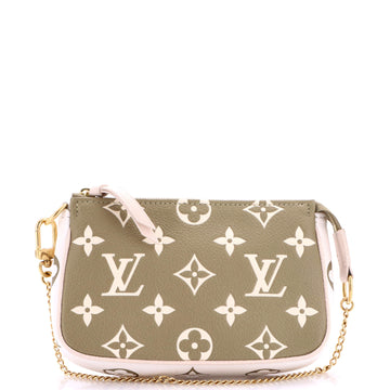 Louis Vuitton Pochette Accessoires Spring in the City Monogram Empreinte Leather Mini