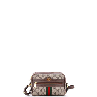 Gucci Ophidia Shoulder Bag GG Coated Canvas Mini