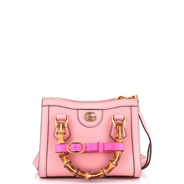 Gucci Diana NM Bamboo Handle Tote Leather Mini