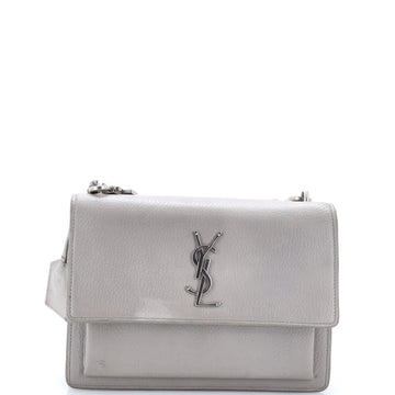 Saint Laurent Sunset Satchel Leather Medium