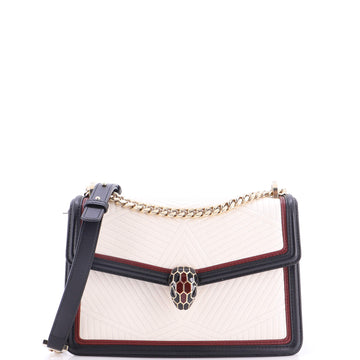 Bvlgari Serpenti Forever Shoulder Bag Quilted Leather Small