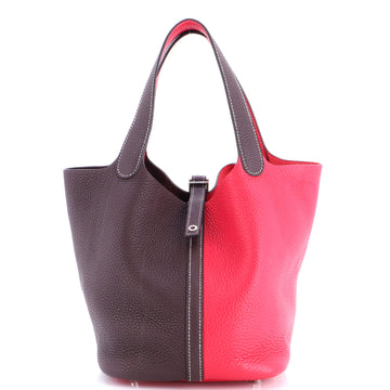 Hermes Picotin Lock Bag Bicolor Clemence MM