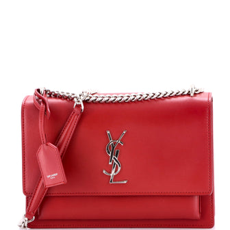Saint Laurent Sunset Crossbody Bag Leather Medium