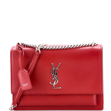Saint Laurent Sunset Crossbody Bag Leather Medium