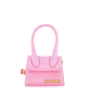 Jacquemus Le Chiquito Bag Crocodile Embossed Leather Mini