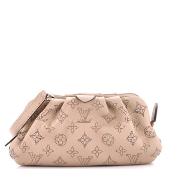 Louis Vuitton Scala Pouch Bag Mahina Leather Mini