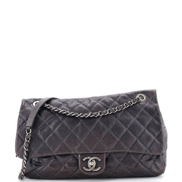 Chanel Easy Flap Bag Quilted Caviar Jumbo