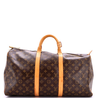 Louis Vuitton Keepall Bag Monogram Canvas 50