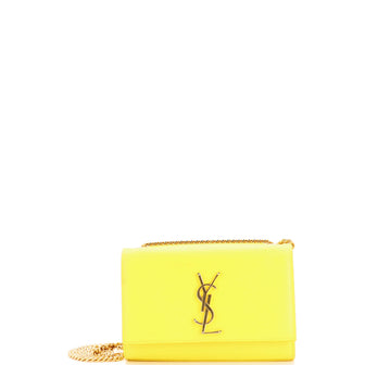 Saint Laurent Classic Monogram Crossbody Bag Grainy Leather Small