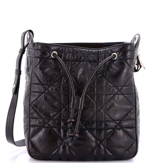 Christian Dior D-Motion Bag Cannage Quilted Leather Medium