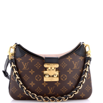 Louis Vuitton LV Twinny Handbag Monogram Canvas and Reverse Monogram Canvas with Leather