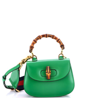 Gucci Bamboo 1947 Top Handle Bag Leather Small