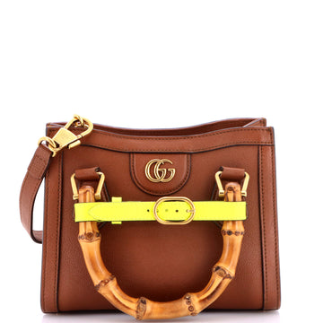 Gucci Diana NM Bamboo Handle Tote Leather Mini
