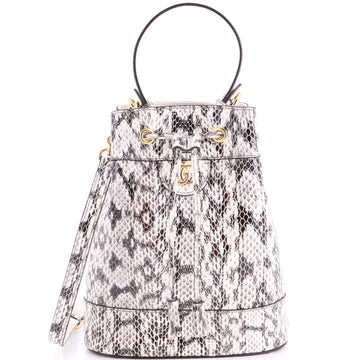 Gucci Ophidia Bucket Bag Python Small